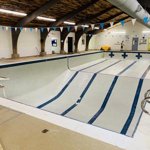 YMCA pool new plaster