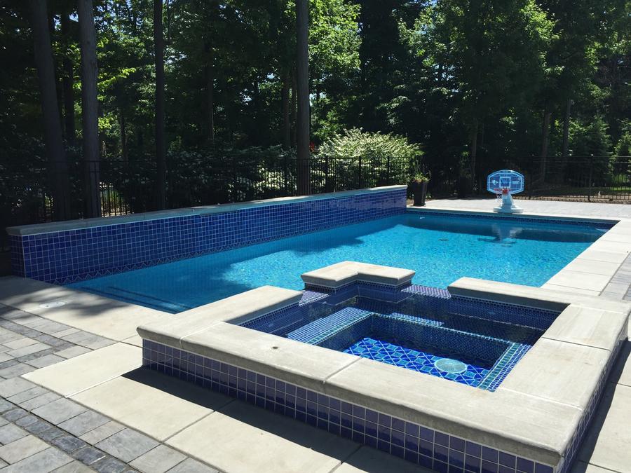 Luna Quartz Pacific Blue New Pool Installation