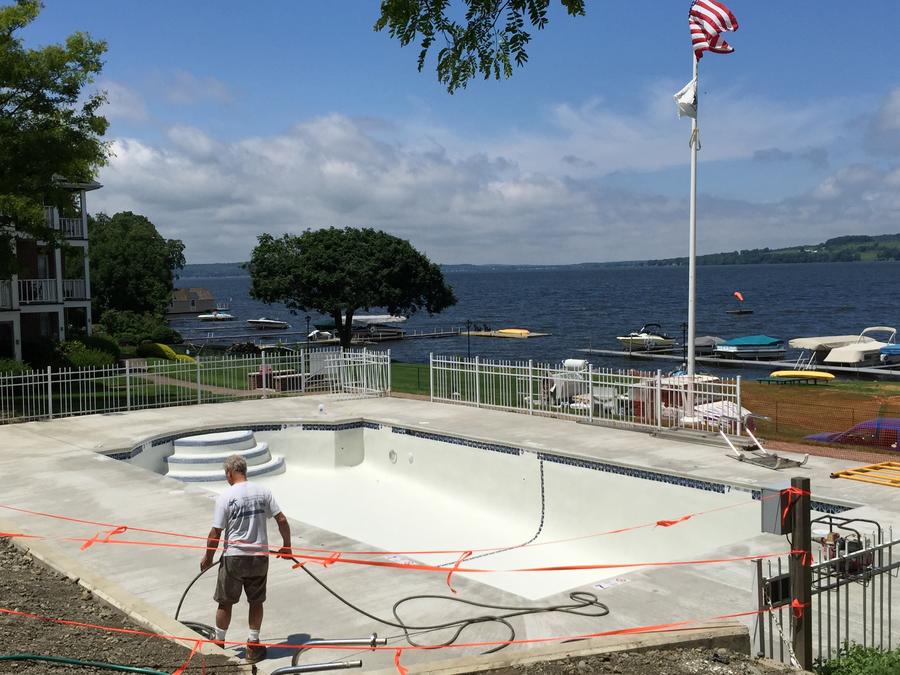 Commercial Inground Pool Remodel: Pool Replaster