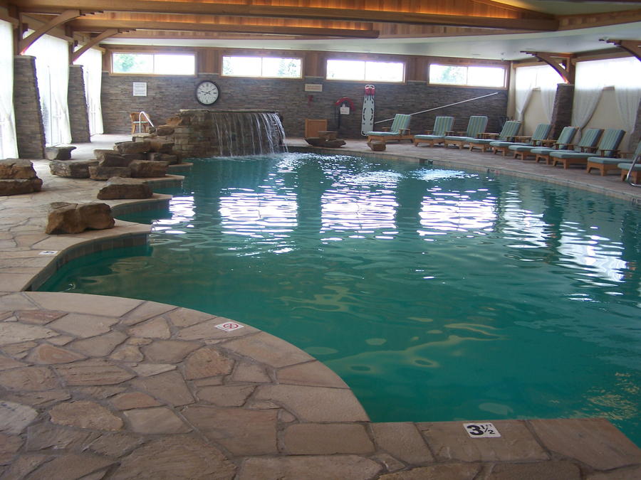 Commercial: Hotel Pool Remodel, Replaster Irish Cream Pebble Finish