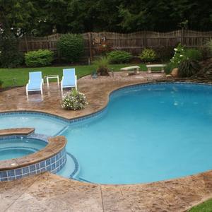 Replaster, New Tile on Waterline & Wall Pool Renovation