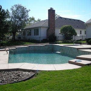 New Deck, Tile & Pebble Finish for Inground Pools