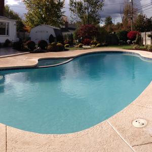 New Deck, Tile & Replastered Inground Pool