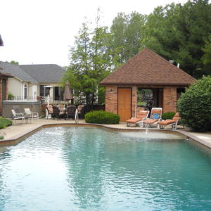 Total Inground Pool Renovation: Pebble plaster, Spa conversion to sunshelf, New tile