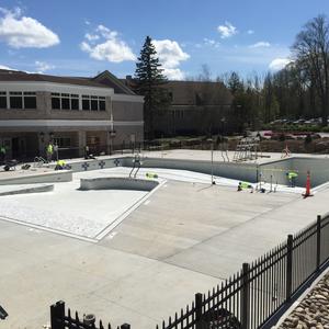 New Pool, Plaster & Tile. New Commercial Pool