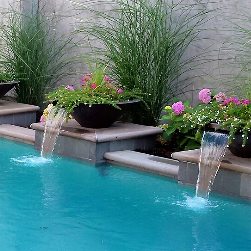 Brand New Pool With Waterfalls
