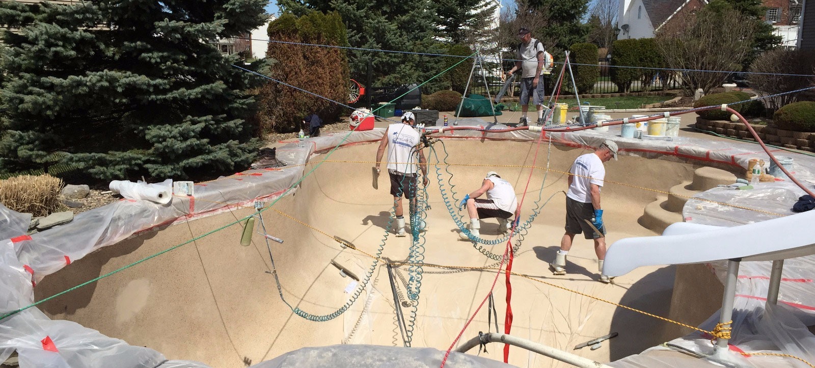 Pool finishing
